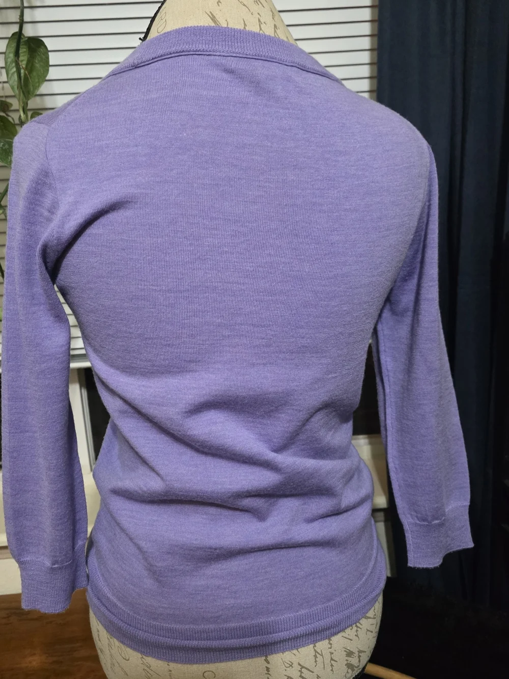 J. Crew Lavender Crewneck Merino Wool Sweater